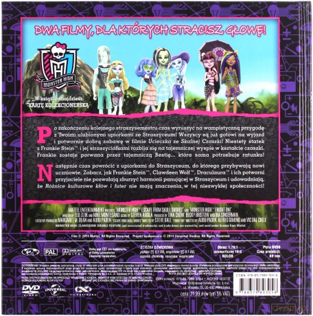 Monster High: Ucieczka ze skalnej czaszki | Różnice kulturowe kłów i futer [DVD]