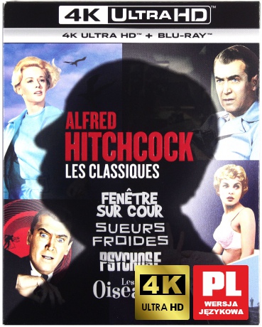 The Alfred Hitchcock Classics Collection [BOX] [4xBlu-Ray 4K]+[4xBlu-Ray]