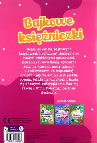 Barwna kraina. Bajkowe księżniczki [KSIĄŻKA]
