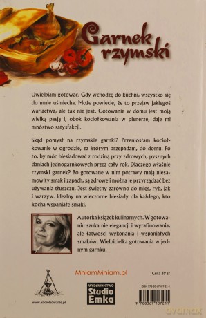 Garnek rzymski. 80 zdrowych i pysznych przepisów - Ewa Hangel [KSIĄŻKA]