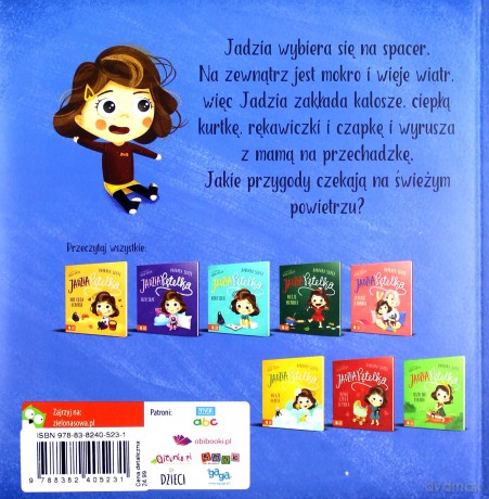 Jadzia Pętelka idzie na spacer - Barbara Supeł [KSIĄŻKA]