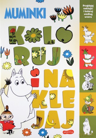Muminki. Koloruj i naklejaj - Izabela Karpiszuk [KSIĄŻKA]