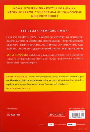 Ona ma siłę. Poczuj się pewnie we własnym ciele. Najlepszy przewodnik po seksualności kobiet - Emily Nagoski [KSIĄŻKA]