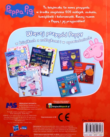 Peppa Pig. 505 naklejek. Peppa lubi się bawić! [KSIĄŻKA]