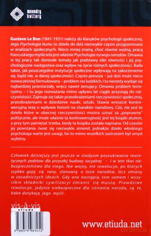 Psychologia rozwoju narodów - Le Bon Gustave [KSIĄŻKA]