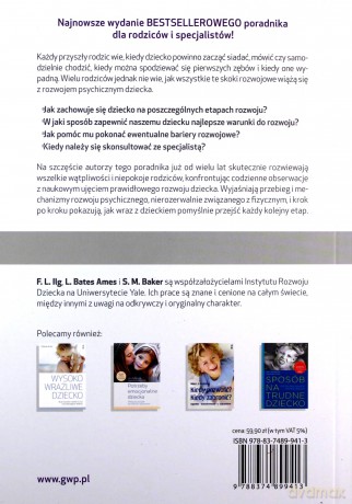 Rozwój psychiczny dziecka od 0 do 10 lat - Louise Bates Ames, L. Ilg F. [KSIĄŻKA]