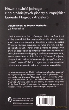 Schron przeciwczasowy - Georgi Gospodinow [KSIĄŻKA]