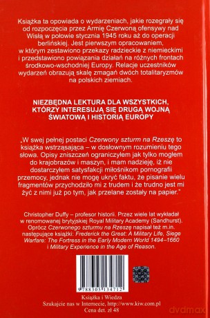 Czerwony Szturm Na Rzeszę (twarda) - Christopher Duffy [KSIĄŻKA]