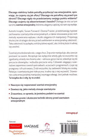Szantaż emocjonalny. Jak się obronić przed manipulacją i wykorzystaniem - Donna Frazier, Susan Forward [KSIĄŻKA]