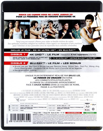 The Way of the Dragon (Droga smoka) [Blu-Ray 4K]+[Blu-Ray]