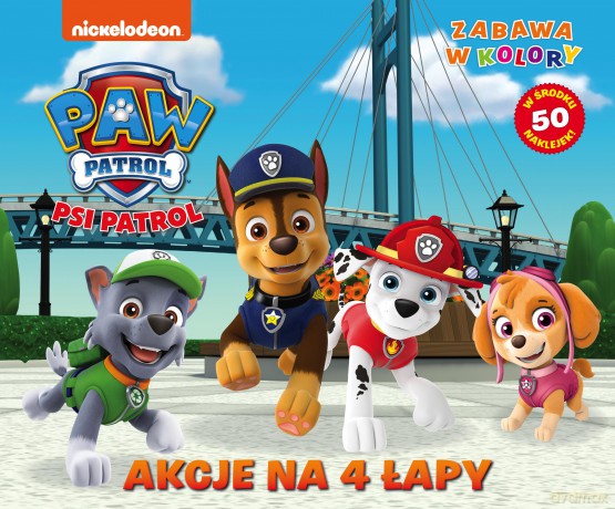 Akcje na 4 łapy. Zabawa w kolory. Psi Patrol [KSIĄŻKA]