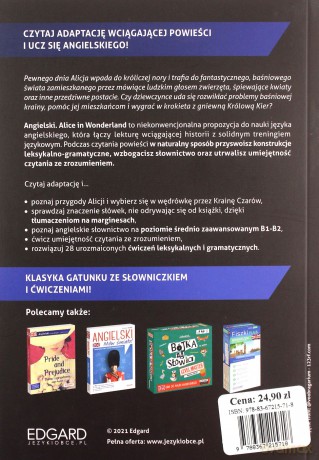 Alicja w Krainie Czarów. Alice in Wonderland. Angielski z ćwiczeniami - Lewis Carroll [KSIĄŻKA]