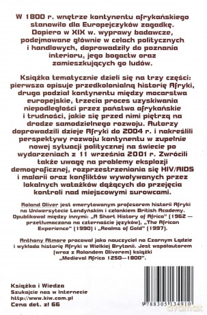 Dzieje Afryki Po 1800 Roku (twarda) - Roland Oliver, Anthony Atmore [KSIĄŻKA]