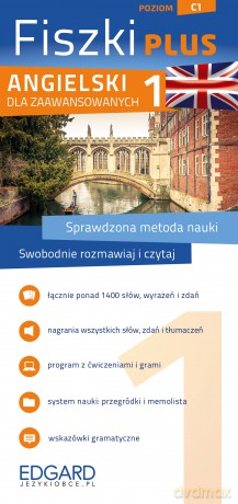 Angielski. Fiszki PLUS dla zaawansowanych 1. Poziom C1 - Monika Ewa Puszczak, Monika Olizarowicz-Strygner [KSIĄŻKA]