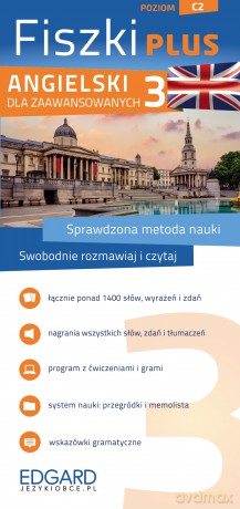 Angielski. Fiszki Plus dla zaawansowanych 3. Poziom C2 - Eliza Grendel [KSIĄŻKA]