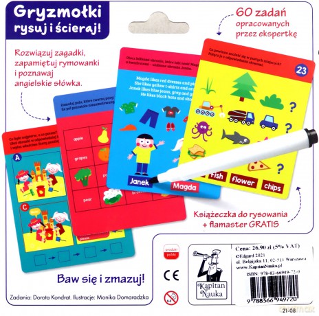 Angielski. Gryzmołki. Kapitan Nauka - Dorota Kondrat [KSIĄŻKA]