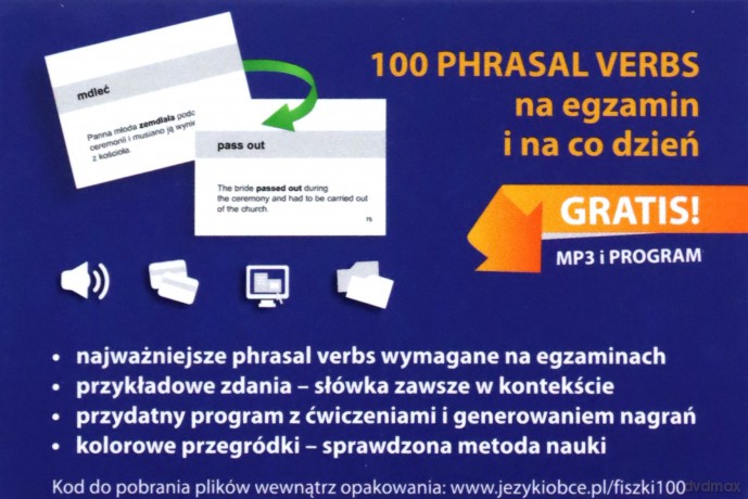 Angielski. Phrasal Verbs. 100 Fiszek - Zuzanna Pytlińska [KSIĄŻKA]