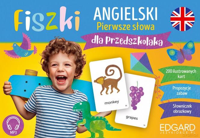 Angielski. Pierwsze słowa dla przedszkolaka. Fiszki - Katarzyna Kępińska [KSIĄŻKA]