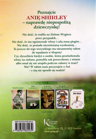 Ania z Zielonego Wzgórza - Lucy Maud Montgomery [KSIĄŻKA]