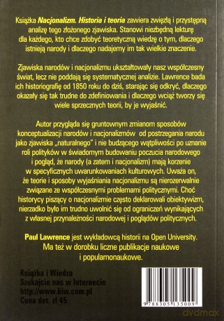 Nacjonalizm Historia I Teoria - Paul Lawrence [KSIĄŻKA]