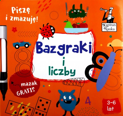 Bazgraki i liczby. Kapitan Nauka - Monika Sobkowiak [KSIĄŻKA]