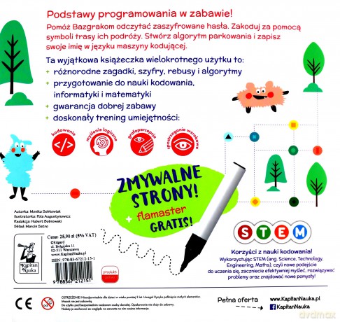 Bazgraki kodują. Kapitan Nauka - Monika Sobkowiak [KSIĄŻKA]