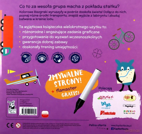 Bazgraki w podróży. Kapitan Nauka [KSIĄŻKA]