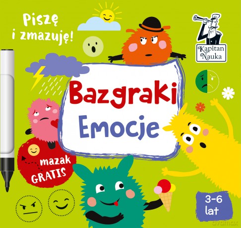 Bazgraki. Emocje. Kapitan Nauka - Monika Sobkowiak [KSIĄŻKA]