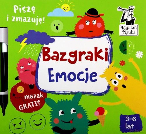 Bazgraki. Emocje. Kapitan Nauka - Monika Sobkowiak [KSIĄŻKA]