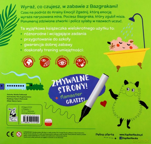 Bazgraki. Emocje. Kapitan Nauka - Monika Sobkowiak [KSIĄŻKA]