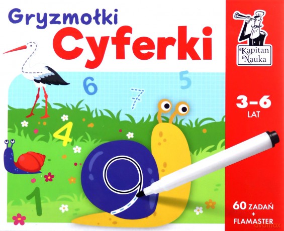 Cyferki. Gryzmołki. Kapitan Nauka - Bożena Dybowska, Justyna Perkuszewska-Staniszewska [KSIĄŻKA]