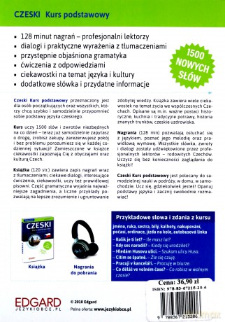 Czeski. Kurs podstawowy. Poziom A1-A2 [KSIĄŻKA]