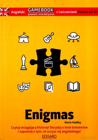 Enigmas. Angielski. Gamebook z ćwiczeniami - Kevin Hadley [KSIĄŻKA]