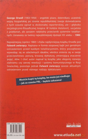 Folwark zwierzęcy - George Orwell [KSIĄŻKA]
