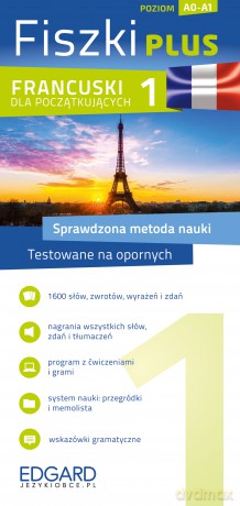Francuski. Fiszki PLUS dla początkujących 1. Poziom A0-A1 [KSIĄŻKA]