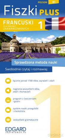 Francuski. Fiszki PLUS dla średnio zaawansowanych 1 [KSIĄŻKA]