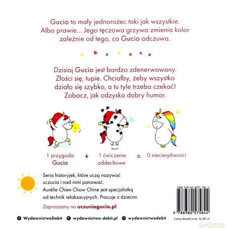 Gucio się niecierpliwi. Uczucia Gucia - Aurelie Chien Chow Chine [KSIĄŻKA]