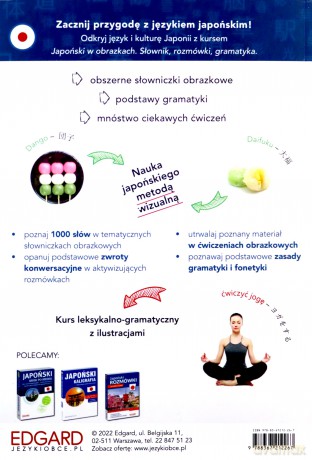 Japoński w obrazkach. Słówka, rozmówki, gramatyka - Linda Czernichowska-Kramarz [KSIĄŻKA]