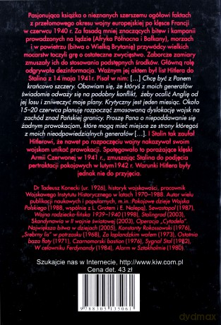 Labirynt Dezinformacji W Drugiej Wojnie Światowej (twarda) - Tadeusz Konecki [KSIĄŻKA]