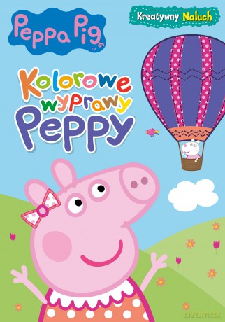 Kolorowe wyprawy Peppy. Kreatywny maluch. Świnka Peppa [KSIĄŻKA]