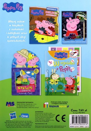 Kolorowe wyprawy Peppy. Kreatywny maluch. Świnka Peppa [KSIĄŻKA]