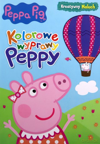 Kolorowe wyprawy Peppy. Kreatywny maluch. Świnka Peppa [KSIĄŻKA]
