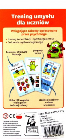 Koncentracja. Zagadki obrazkowe. Kapitan Nauka - Magdalena Trepczyńska [KSIĄŻKA]