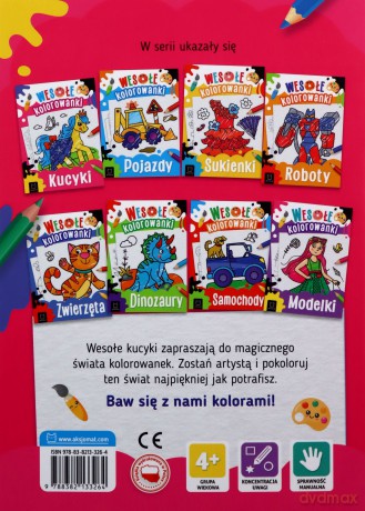 Kucyki. Wesołe kolorowanki [KSIĄŻKA]