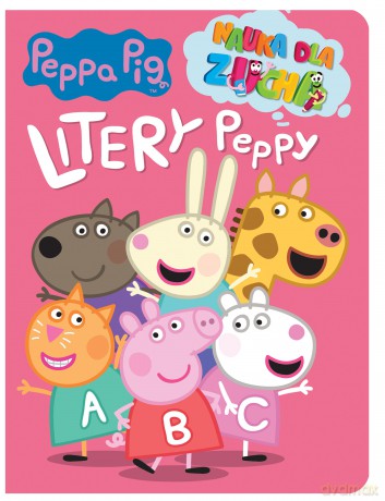 Litery. Nauka dla zucha. Świnka Peppa [KSIĄŻKA]