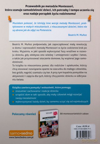 Montessori. Wychowanie dziecka w wieku 0-6 lat - Beatriz M. Munoz [KSIĄŻKA]