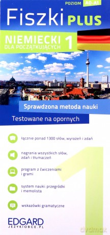 Niemiecki. Fiszki PLUS dla początkujących 1. Poziom A0-A1 [KSIĄŻKA]
