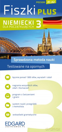Niemiecki. Fiszki PLUS dla początkujących 3/. Poziom A1-A2 [KSIĄŻKA]