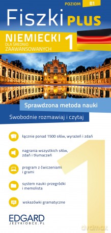 Niemiecki. Fiszki PLUS dla średnio zaawansowanych 1. Poziom B1 [KSIĄŻKA]
