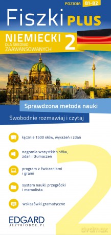 Niemiecki. Fiszki PLUS dla średnio zaawansowanych 2. Poziom B1-B2 [KSIĄŻKA]